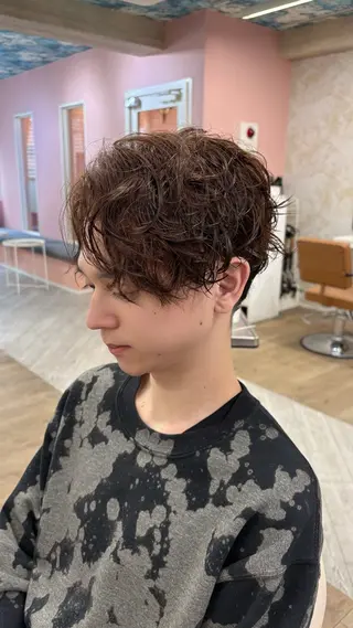 パーマ メンズ 髪質改善/ メンズカット・パーマのヘアスタイル