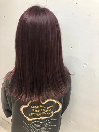 セミロング 久保田 千尋のヘアスタイル