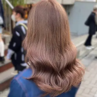 ロング カラー 💖ブリーチ/暖色 𝐘𝐮𝐢💖のヘアスタイル