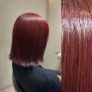ミディアム カラー ヘアアレンジ stylist ◎RUKI.のヘアスタイル