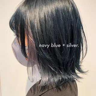 ミディアム カラー RINA🧤 デザインとボブのヘアスタイル