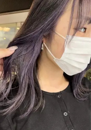 ロング カラー メンズ designcolo r/似合わせNOKAのヘアスタイル