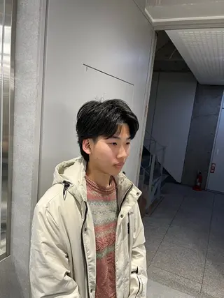 ショート カラー パーマ メンズ 🔥メンズ 特化🔥菊水皐暉🔥のヘアスタイル