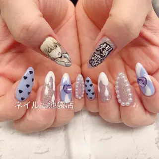 ロング ネイルJaol 池袋のネイルデザイン