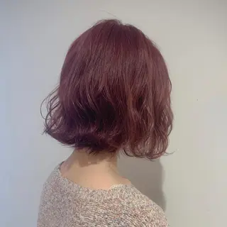 ショート カラー ヘアアレンジ 🦋レイヤーカット ミドリカワ🦋のヘアスタイル