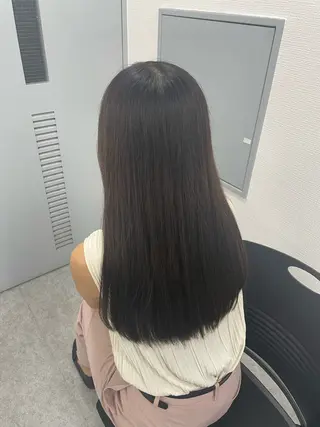 ロング カラー 中韓レイヤー/ ブラウン🤎はやとのヘアスタイル