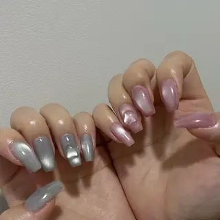 ネイル パラあり！フィルイン 美フォルムのネイルデザイン