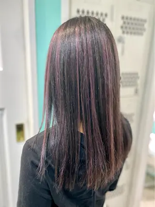 ロング 原 千景のヘアスタイル