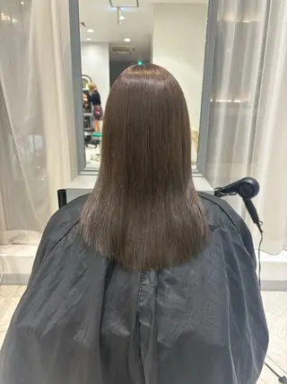ミディアム カラー 髪質改善個室salon N  北千住所属・オリーブカラー/ ピンクカラー/みさきのヘアスタイル