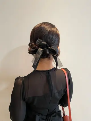 ロング ヘアアレンジ mizu🐾 hair braceのヘアスタイル
