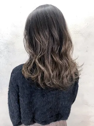 セミロング カラー パーマ ヘアアレンジ ITbyALBUM 浦和店のヘアスタイル