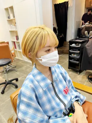 ショート 👑銀座ショート/ 絶壁補正/金子涼👑のヘアスタイル