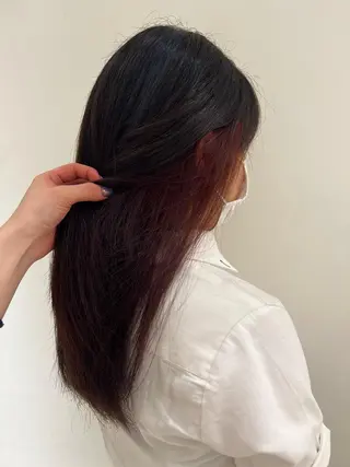 ロング カラー 白金台カラーリスト あきよしのヘアスタイル