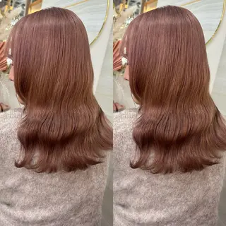 セミロング 上尾韓国レイヤー/ 艶カラー/しの🫧のヘアスタイル