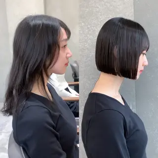 ショート 伊 杏のヘアスタイル