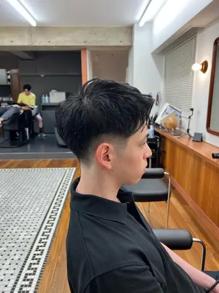 ショート メンズ メンズカット✂️ スキンフェード伊藤陸のヘアスタイル