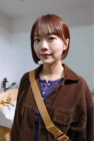 ミディアム カラー sakura🌸 レイヤー/韓国ヘアのヘアスタイル