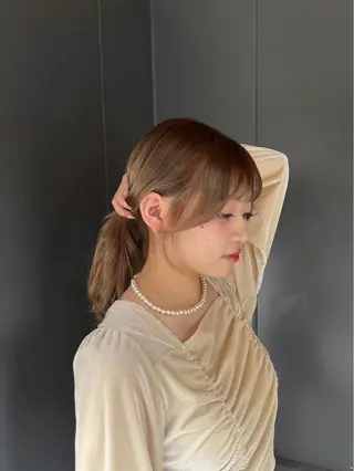 ロング 艶カラー/ブリーチ なし/ASUMI🎀のヘアスタイル