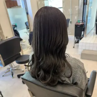 ロング カラー 縮毛矯正+モテカラー 🎀✨MIHOのヘアスタイル