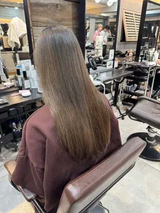 ロング rioカットカラー ♡韓国レイヤーのヘアスタイル