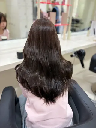 ロング カラー 大人上品ベージュ 🎀HARUNAのヘアスタイル