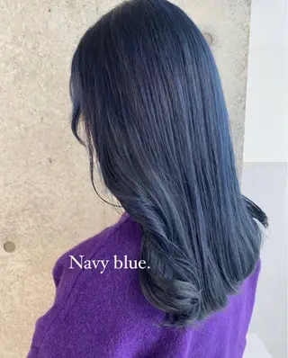 ロング カラー フクダ ジュリのヘアスタイル