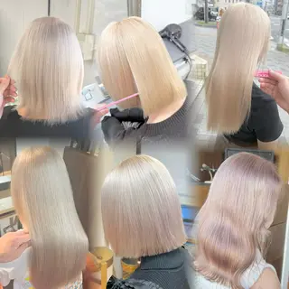 カラー ブリーチ特化美容室 ☆selene☆のヘアスタイル