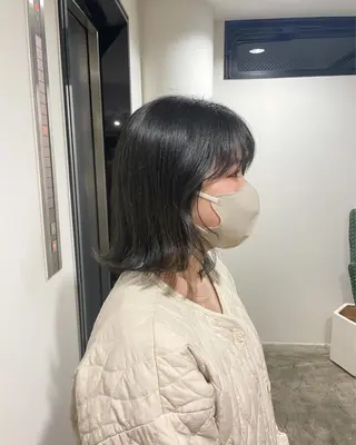 カラー 透明感カラー/顔周り レイヤー/髪質改善のヘアスタイル