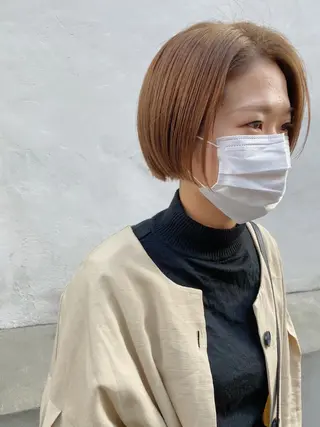 ミディアム カラー 🟩白髪ぼかし/ボブ /ショートヘア/大司のヘアスタイル