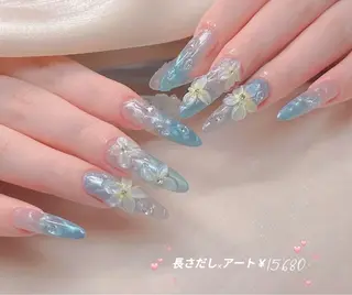 ネイル ラベンダー💖日暮里 ルル💖ネイルのネイルデザイン