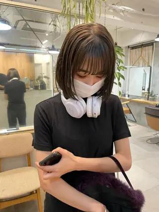 ショート 小顔レイヤー×コンパ クトボブ/林隆平のヘアスタイル