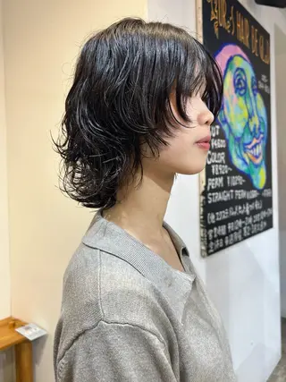 セミロング パーマ ORe'S HAIR BE　GLaDまなみのヘアスタイル