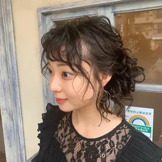 ロング ヘアアレンジ 森 早希絵のヘアスタイル