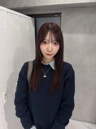 ロング カラー 心愛/天神/レイヤー /透明感カラー/艶髪のヘアスタイル