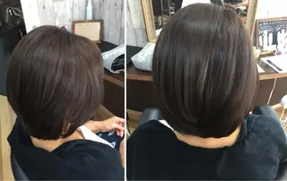 カラー 中山 ルミ子のヘアスタイル