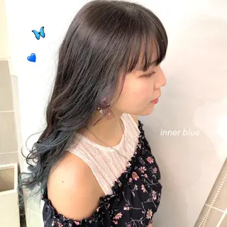 ロング カラー 佐藤 梨里花 ❤︎のヘアスタイル