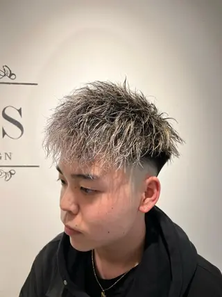 ショート カラー メンズ 💈men's💈 satoru中目黒のヘアスタイル