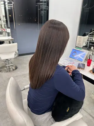 ロング カラー はるか/ブリーチカラ ー/ヘアアレンジ🤍のヘアスタイル