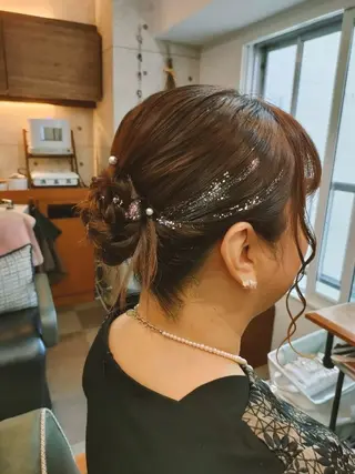 ヘアアレンジ HempBeauty 浅野アサミのヘアスタイル