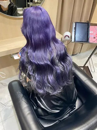 ロング カラー 荒谷 薫のヘアスタイル