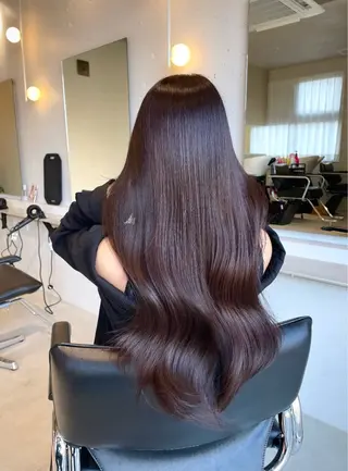 ロング カラー tim hinaのヘアスタイル