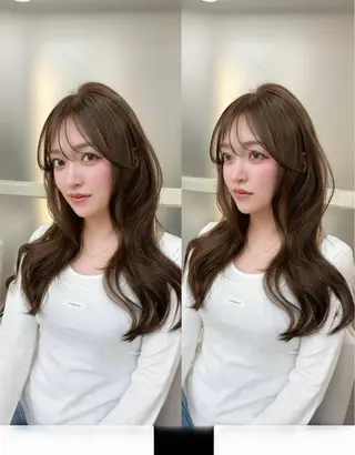 セミロング oto🤍×美髪× ゆるふわレイヤーのヘアスタイル