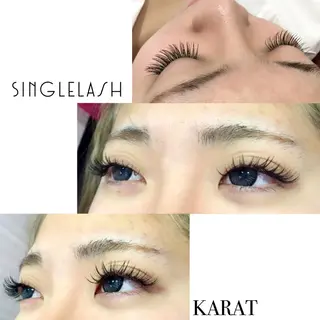 マツエク・マツパ ★KAEDE★伊勢崎 【KARAT】のマツエク・マツパデザイン