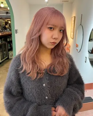 ロング カラー Yakuwa Rikoのヘアスタイル