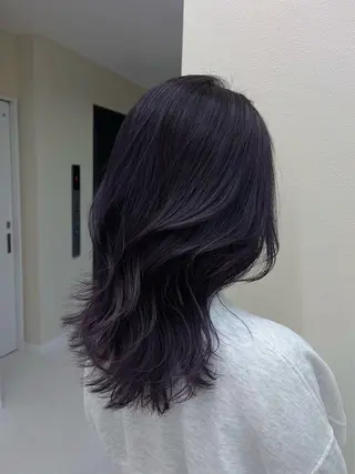 ロング カラー 中村 佳歩のヘアスタイル