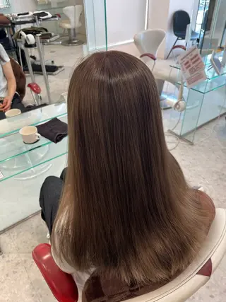 ロング カラー 中屋 比呂のヘアスタイル