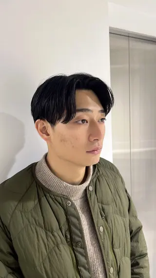 ショート カラー パーマ メンズ 🏆メンズヘア特化 🥇代表りんぺーのヘアスタイル