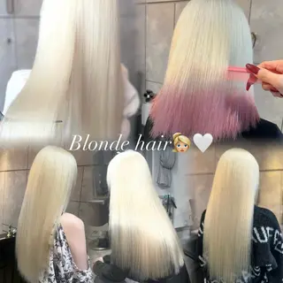 ロング カラー 🎀ハイトーン・艶 カラー HANA🎀のヘアスタイル