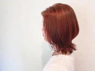 ミディアム カラー 伊藤 さやかのヘアスタイル