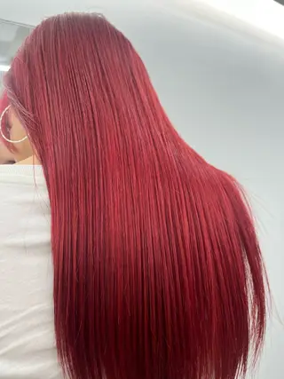 ロング カラー ムード造るハイトーン ケアブリーチ/ユウキのヘアスタイル